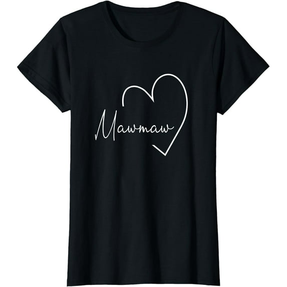 Womens Mawmaw Gift Grandma Christmas Mother's Day T-Shirt
