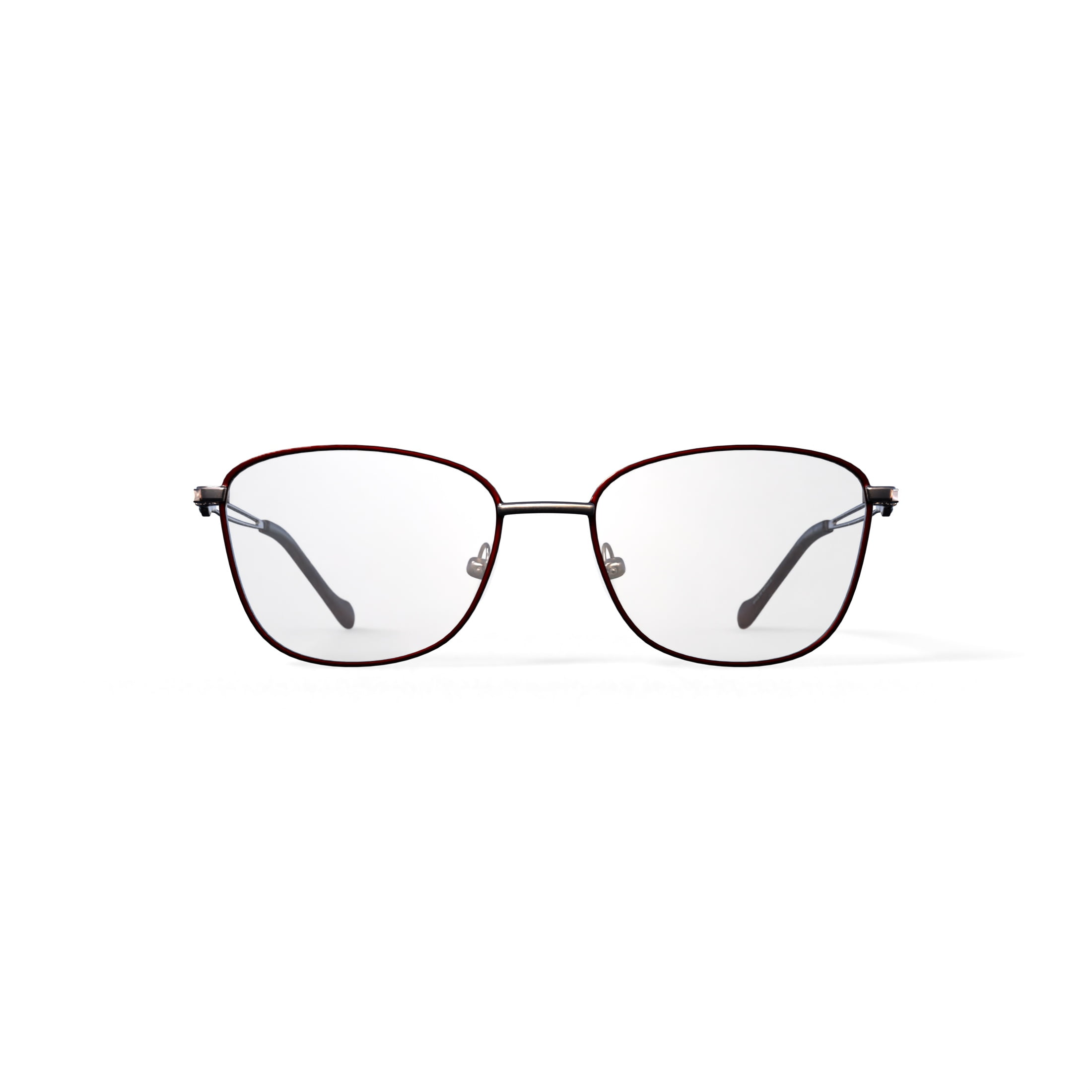 Walmart Women's Maxine Square Prescription Eyeglasses with Case