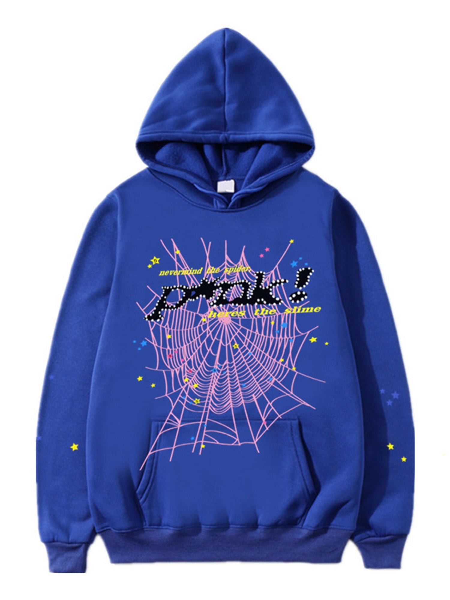 Womens Men Rhinestone Spider Web Graphic Hoodies Y2k Gothic Womens Men Rhinestone Spider Web Graphic Hoodies Y2k Gothic