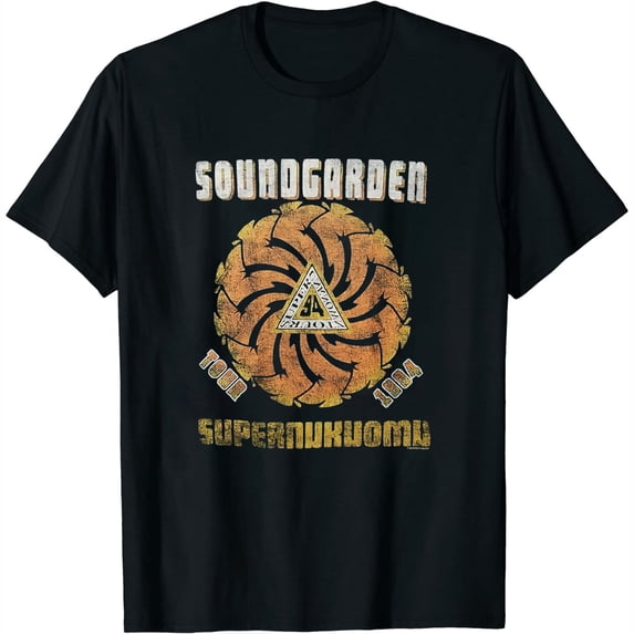Womens Men'S Superunknown Spiral Slim Fit T-Shirt Medium Black Black 2X-Large
