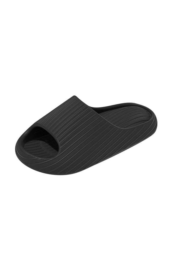 Womens Mens Backless Platform Sandals Breathable Open Toe Non Slip Quick Drying Bathroom Shower Slides