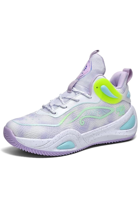 Womens Mens Basketball Shoes Breathable Lightweight Fashion Athletic Sneakers Unisex Anti Slip Outdoor Sport