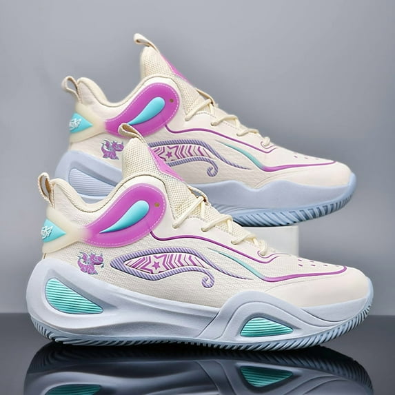 Womens Mens Basketball Shoes Breathable Lightweight Fashion Athletic Sneakers Unisex Non Slip Outdoor Sport Volleyball Shoes