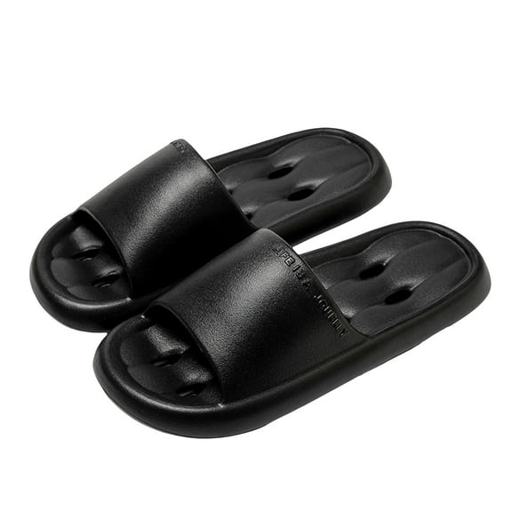 Womens Mens Bathroom Shower Slippers with Holes Quick Dry Non Slip Home Pool Spa Guest Dorm Slip on Shoes
