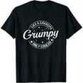 thumbnail image 1 of Womens Mens Best Grumpy Like A Grandpa Only Cooler Proud Family Matching T-Shirt Black 3X-Large, 1 of 5