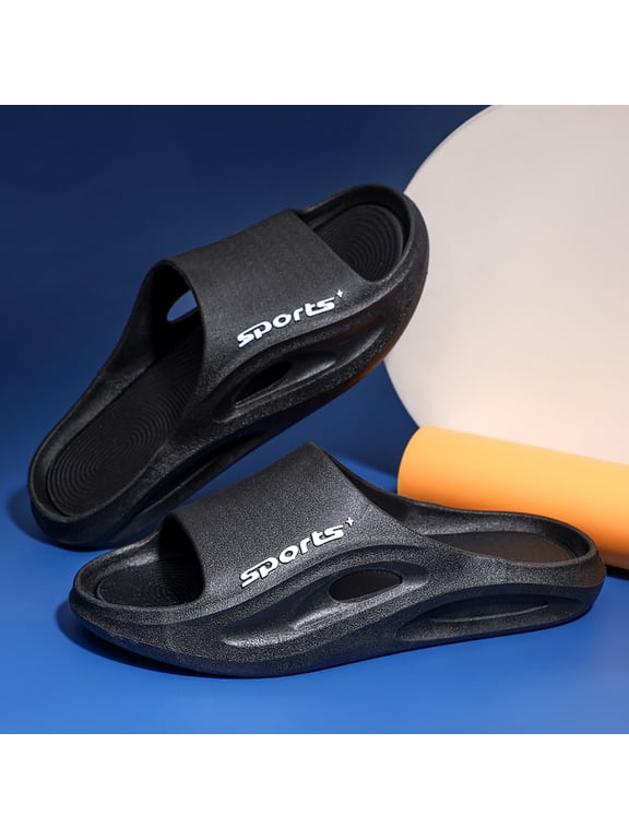 Womens Mens Cloud Slippers Recovery Sandals Arch Support Sport Slides Non-Slip Thick Cushion Reduces Stress