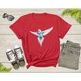 thumbnail image 1 of Womens Mens Cute Flying Parakeet Budgie Bird Lover Gift Shirt Present For Parakeet Lover Bird Owner Tshirt For Men Women Boys Girls T-shirt, 1 of 8