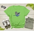 thumbnail image 1 of Womens Mens Cute Flying Parakeet Budgie Bird Lover Gift Shirt Present For Parakeet Lover Bird Owner Tshirt For Men Women Boys Girls T-shirt, 1 of 7
