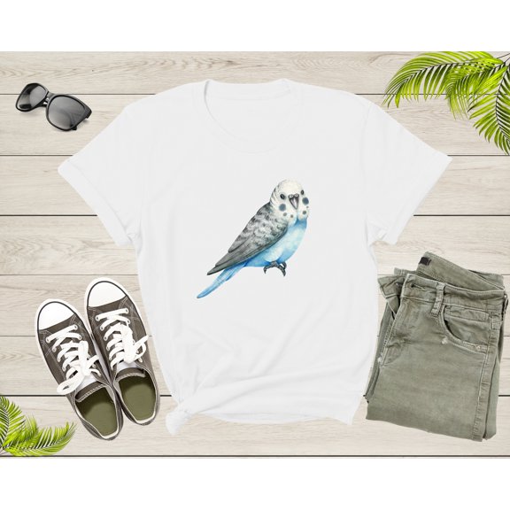 Womens Mens Cute Parakeet Budgie Bird Lover Gift Shirt Present For Parakeet Lover Budgie Owner Tshirt For Men Women Kids Boys Girls T-shirt