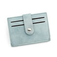 thumbnail image 1 of Womens Mens Faux Leather Slim Credit Debit Card Holder RFID Blocking Driver License Holder Zipper Pockets, 1 of 4