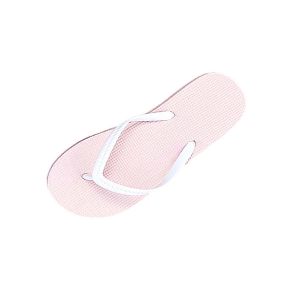 Womens Mens Flat Flip Flop Sandals Thong Slides Casual Non Slip Beach Summer Slippers Shoes Pink 7.5