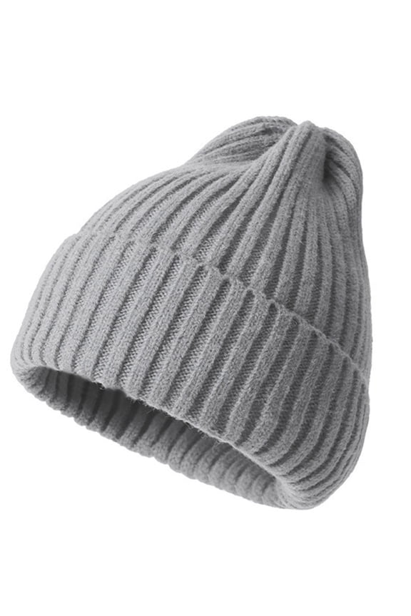 Womens Mens Hats Unisex Winter Striped Knitted Hat with Pom Pom Warm Ski Cap Sun Hats for Women Gray One Size Fashion Women Men