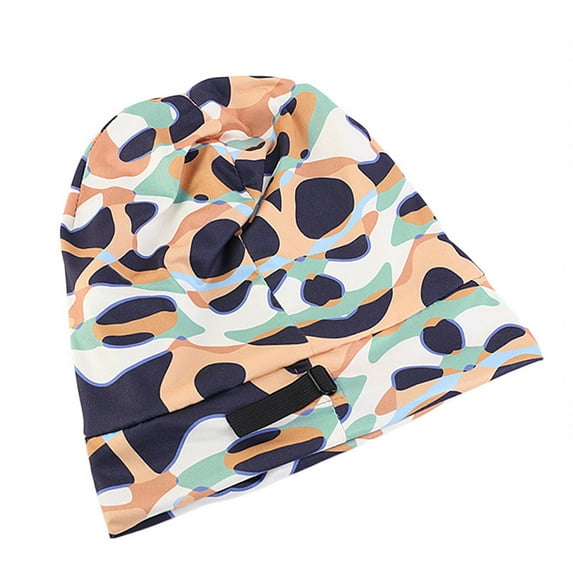 Womens Mens Hats Women's Satin Lined Printed Chemo Sleep Cap Sun Hats for Women Multicolor One Size Fashion Women Men