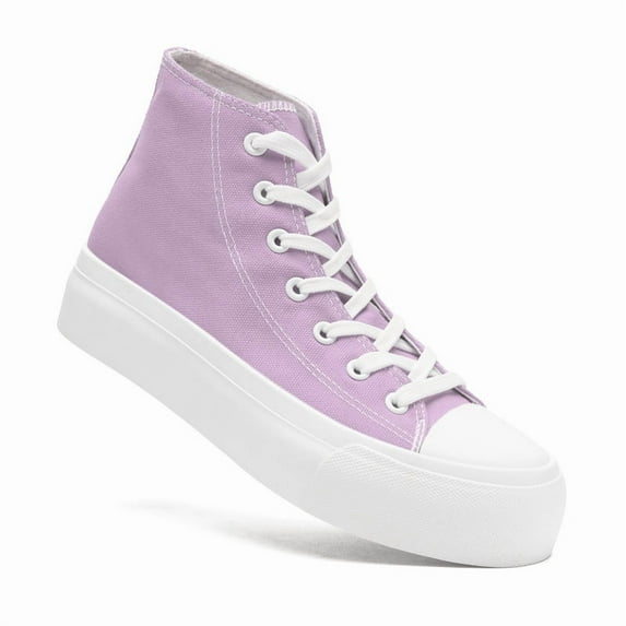 Womens Mens High Top Canvas Sneakers Lace Up Platform Casual Shoes Classic Comfortable Fashion Sneakers