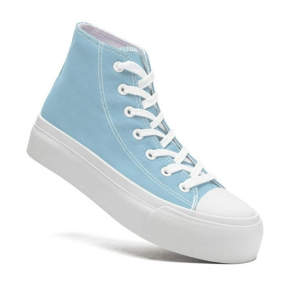 Womens Mens High Top Canvas Sneakers Lace Up Platform Casual Shoes Classic Comfortable Fashion Sneakers