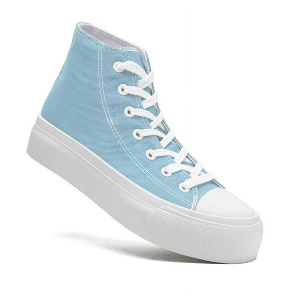 Womens Mens High Top Canvas Sneakers Lace Up Platform Casual Shoes Classic Comfortable Fashion Sneakers
