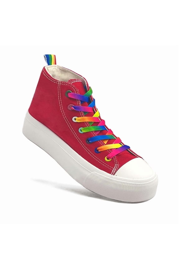 Womens Mens High Top Canvas Sneakers Lace Up Platform Casual Shoes Classic Comfortable Fashion Sneakers