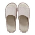 thumbnail image 1 of Womens/Mens Home Slippers, Cotton and Linen Casual Indoor Outdoor Open-Toe Shoes, 1 of 9