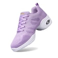thumbnail image 1 of Womens Mens Jazz Dance Sneakers Lace Up Split Sole Dance Shoes, 1 of 9
