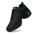 thumbnail image 1 of Womens Mens Jazz Dance Sneakers Lace Up Split Sole Dance Shoes, 1 of 9