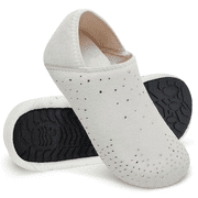 Womens Slippers Lightweight Cozy Sparkly Rhinestone House Slippers, Non-Slip Rubber Sole Slip On Sock Shoes, Foldable Travel Slippers Indoor and Outdoor