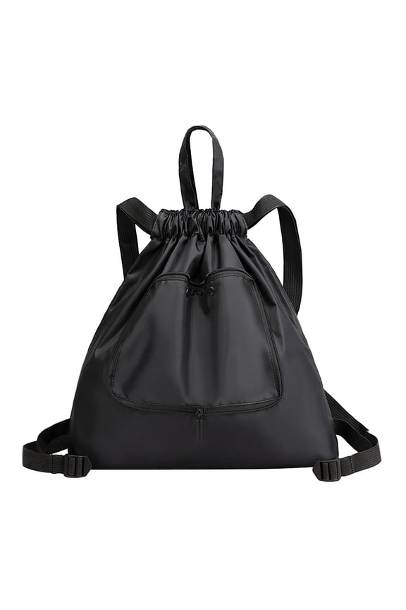 Womens Mens Lightweight Drawstring Backpack Sports Gym Bag Waterproof Foldable Large Capacity Sackpack