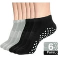 thumbnail image 1 of Womens & Mens Low Cut Socks, 6-Pair Ankle No Show Athletic Short Cotton Socks, 1 of 5
