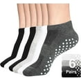 thumbnail image 1 of Womens & Mens Low Cut Socks, 6-Pair Ankle No Show Athletic Short Cotton Socks, 1 of 5