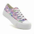 thumbnail image 1 of Womens Mens Low Top Canvas Sneakers Lace Up Platform Casual Shoes Classic Comfortable Fashion Running Walking Casual Shoes, 1 of 6