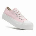 thumbnail image 1 of Womens Mens Low Top Canvas Sneakers Lace Up Platform Casual Shoes Classic Comfortable Fashion Running Walking Casual Shoes, 1 of 6
