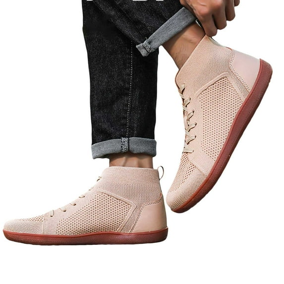 Womens Mens Minimalist Wide Toe Barefoot High Top Sneakers Zero Drop Cross Trainer Walking Trail Running Shoes