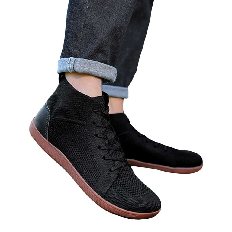 Womens Mens Minimalist Wide Toe Barefoot High Top Sneakers Zero