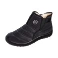 thumbnail image 1 of Womens Mens Snow Boots Winter Warm Lined Anti- Ankle Booties Cozy Feet Wide Toe Shoes Indoor and Outdoor Fuzzy House Slippers, 1 of 7