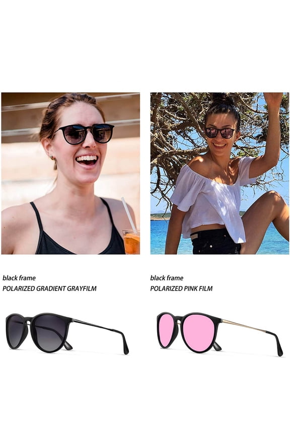 Womens Mens Sunglasses LSQii Classic Retro Designer Lightweight Unisex UV Protection Polarized Sun Glasses Shades for Daily Workout Summer,Under $5