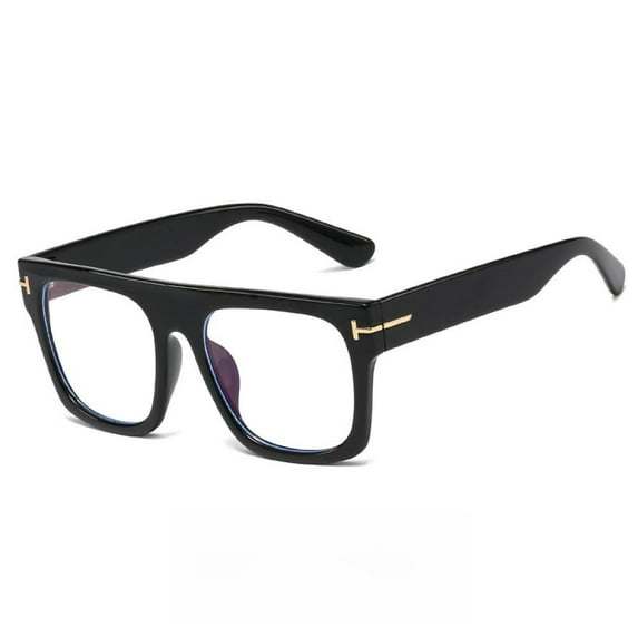 Womens Mens Thick Square Black Reading Glasses 3.25 Ladies Anti-blue Light Readers Plastic Presbyopic Glasses +3.25