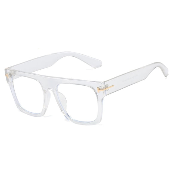 Womens Mens Thick Square Transparent Reading Glasses 2.75 Ladies Anti-blue Light Readers Plastic Presbyopic Glasses +2.75