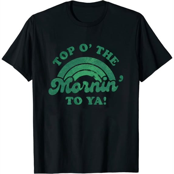 Womens Mens Top O The Morning To Ya T Shirt Funny Irish St Patricks Day Saying Tee White 4X-Large