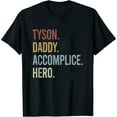 thumbnail image 1 of Womens Mens Tyson Daddy Accomplice Hero Retro Style Vintage T-Shirt Black 2X-Large, 1 of 5