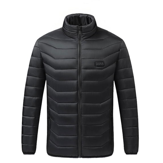 Womens Mens Usb Intelligent Constant Temperature Coats Heated Windproof Plus Size Down Jacket Coat Fall Winter 11 Heated Jacket Coat with Pockets