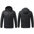 thumbnail image 1 of Womens Mens Usb Intelligent Constant Temperature Coats Heated Windproof Plus Size Down Jacket Coat Fall Winter 11 Heated Jacket Coat with Pockets, 1 of 7