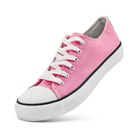 Womens Mens White Canvas Shoes Low Top Sneakers for Men Lace Up Casual Shoes Black Fashion Sneakers Classic Walking Shoes Comfortable Breathable