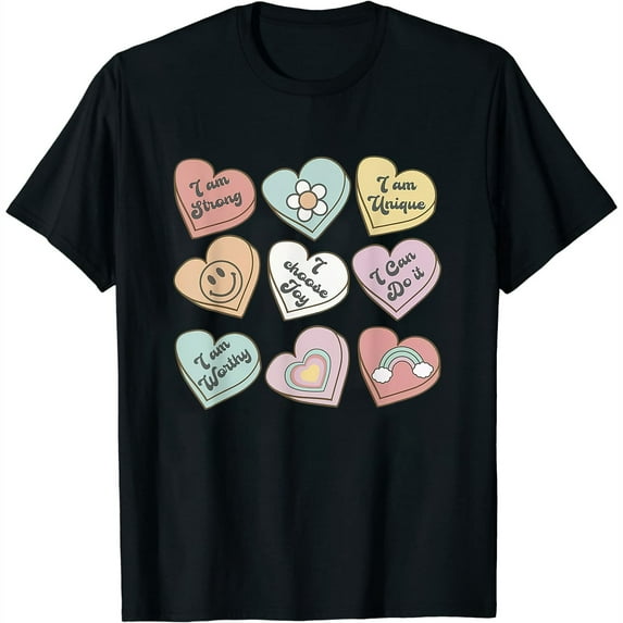 Womens Mental Health Awareness Self Care Matters Kind Inspirational T-Shirt Black 3X-Large