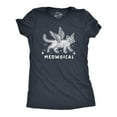 thumbnail image 1 of Womens Meowgical T Shirt Funny Magical Cat Unicorn Pet Kitty Lover Graphic Tee Womens Graphic Tees, 1 of 9