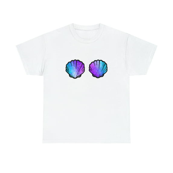 Womens Mermaid Shell Bra Top for Mermaid Fish Scale Leggings T-Shirt