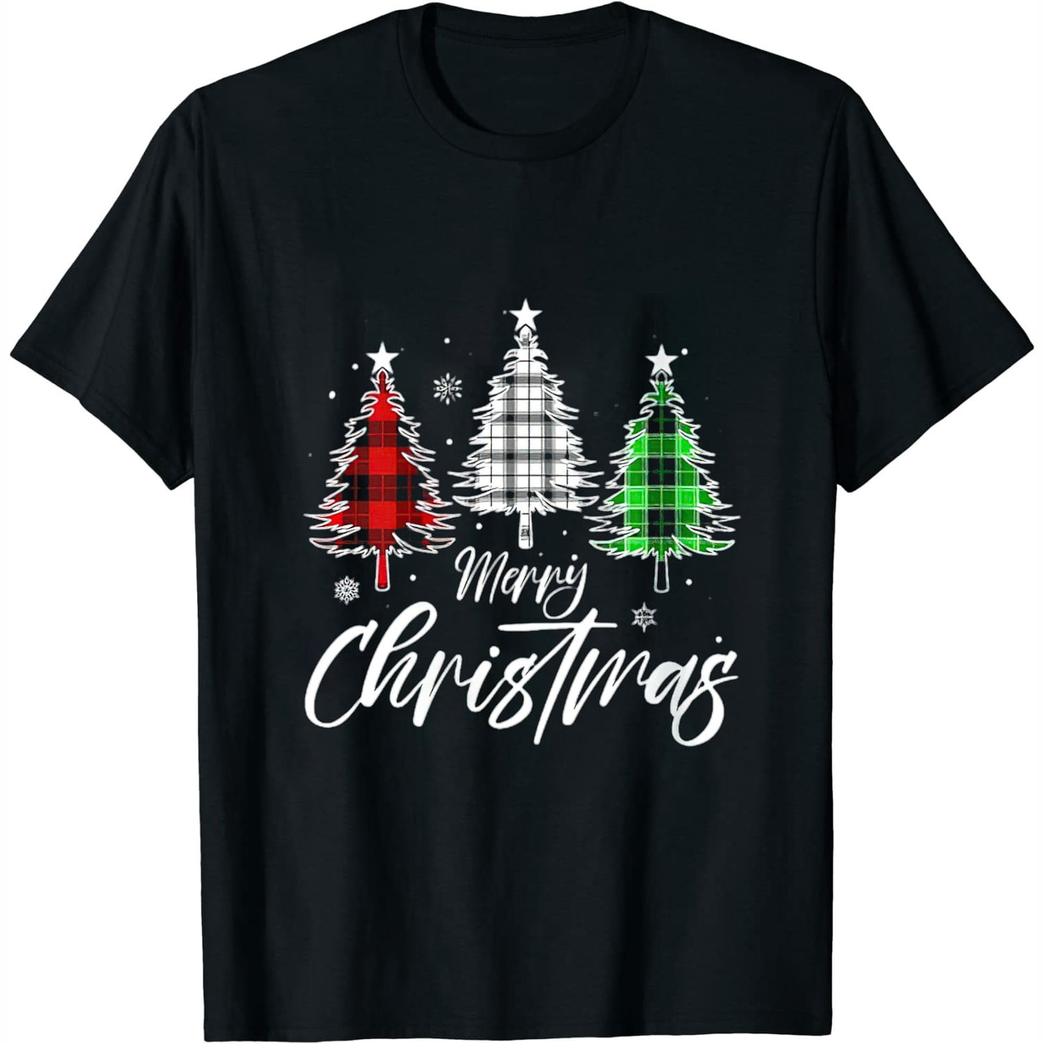 T-shirt De Noël Pour Femme - Manches Courtes, Motif Festif, Col Rond - Idéal Pour Fêtes Et Soirées