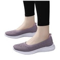 thumbnail image 1 of Womens Mesh Flats Slip on Loafers Shoes Breathable Comfortable Walking Sneakers Casual Work Nurse Shoes, 1 of 6
