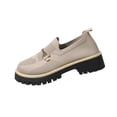 thumbnail image 1 of Womens Mesh Platform Sneakers Slip On, Gray Breathable Casual Shoes for Everyday Wear, Walking & Errands,Size 37, 1 of 9