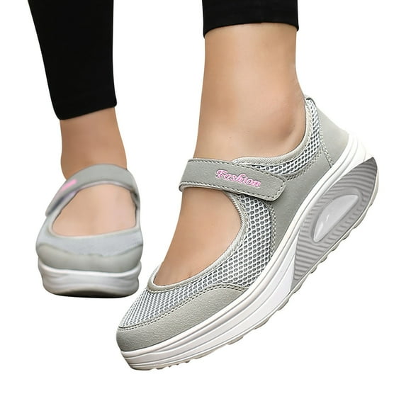 Womens Mesh Shoes Breathable Slip on Shoes Casual Soft Loafers Flats Comfortable Walking Shoes