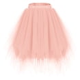 thumbnail image 1 of Womens MiDi Skirt High-Waist Tiered Tulle Skirt Spring Summer Party Skirt, 1 of 3