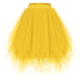 thumbnail image 1 of Womens MiDi Skirt High-Waist Tiered Tulle Skirt Spring Summer Party Skirt, 1 of 3